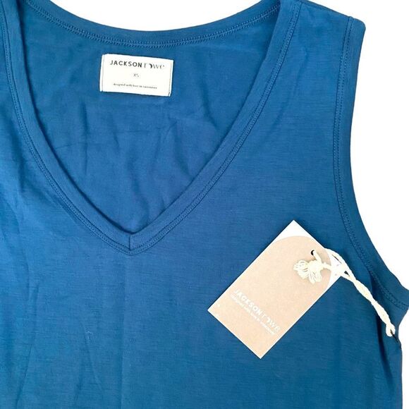 JACKSON Rowe Larch Dress- Ocean - Picture 6 of 8